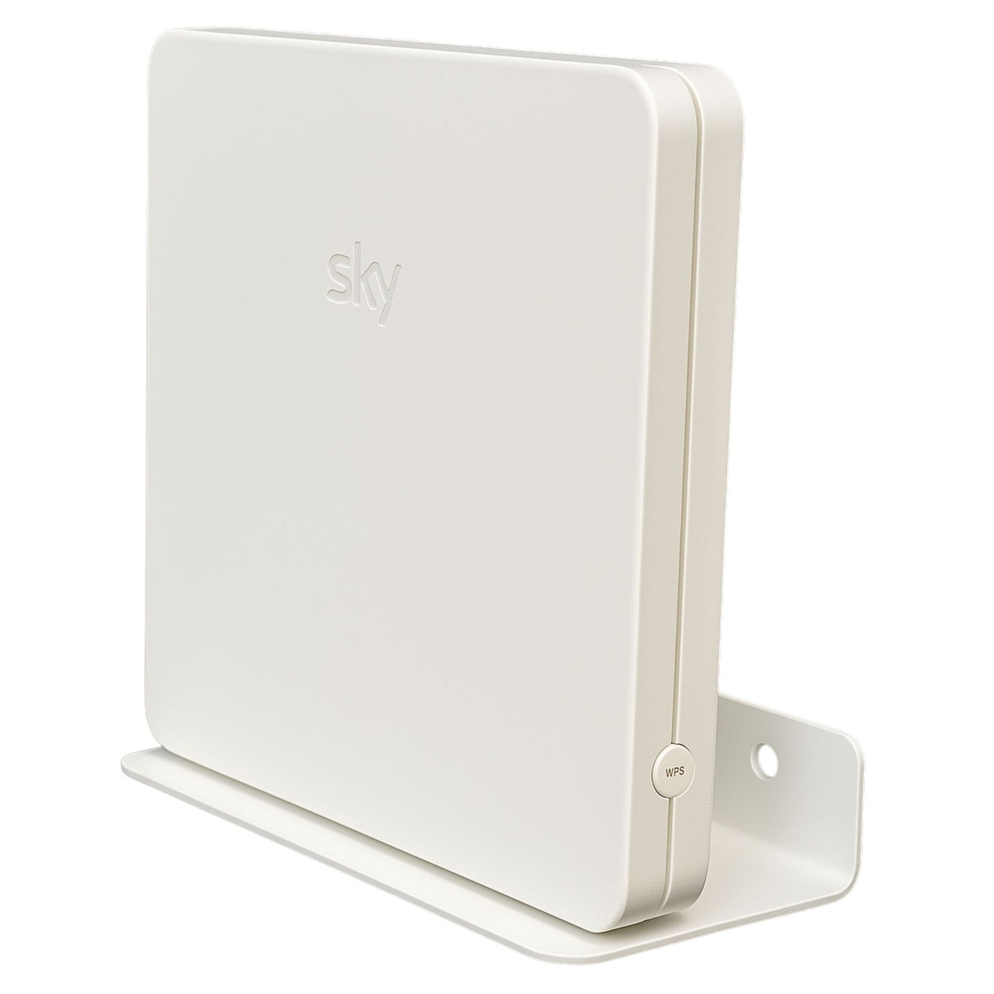 Wall Mount Shelf for Sky wifi Max router SR213 WHITE STEEL