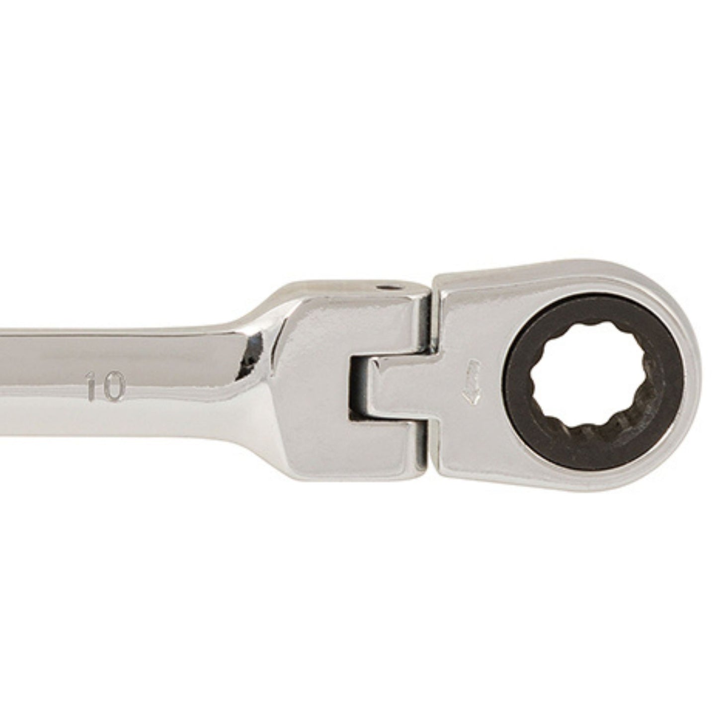 10mm Flexi Head Ratchet Spanner Combination Ring Open End Wrench Flex 72 Teeth