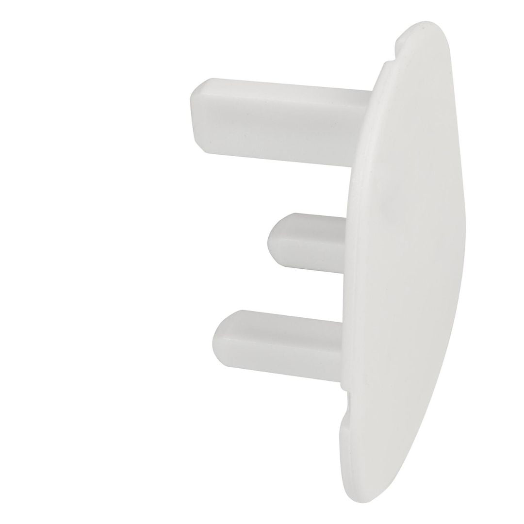 Safety Blanking Plugs for Unused 13A Sockets, 5 Pack - Childproof Electrical Outlet Covers