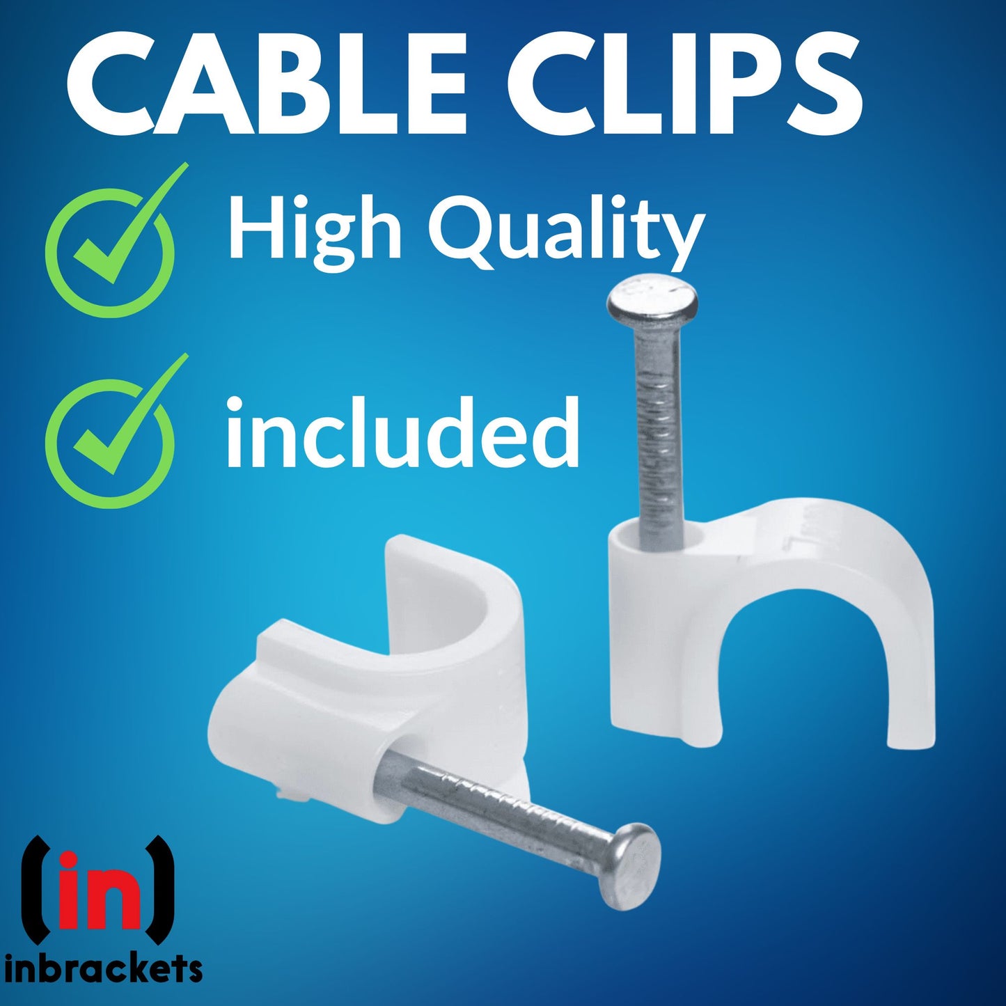 Virgin Media Extension Cable Lead Kit For TV Broadband Tivo Superhub With Clips White