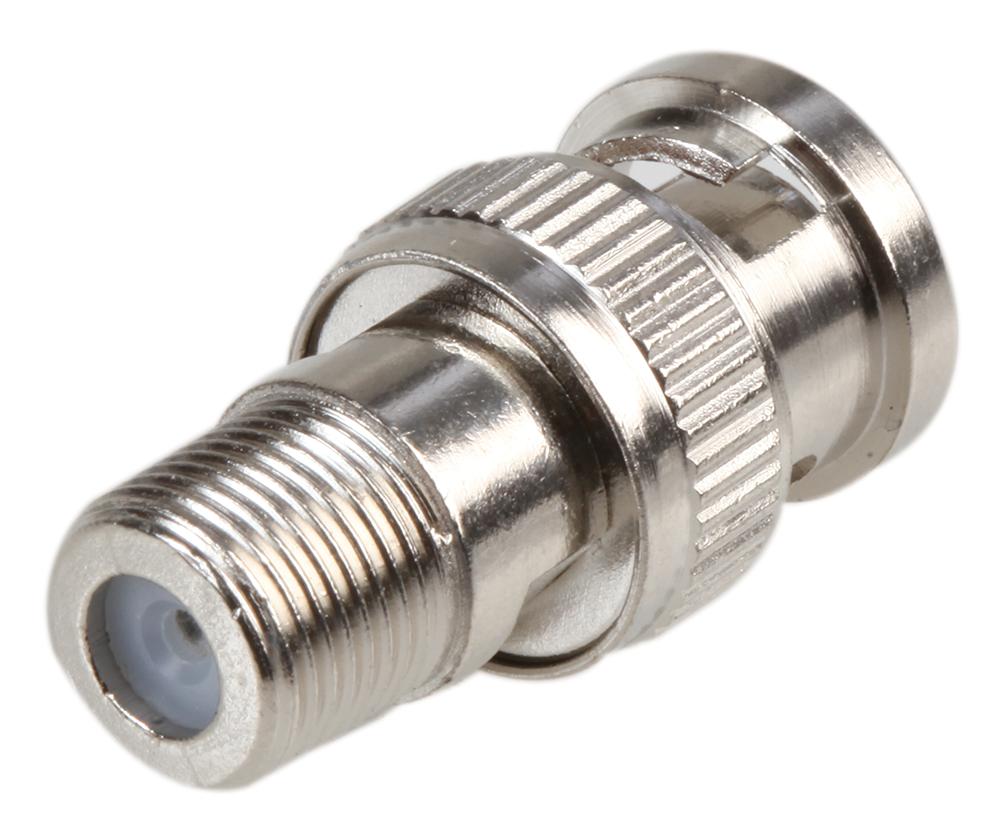 Premium F-Type Coaxial Cable Socket to BNC Male Plug Adapter for CCTV Systems