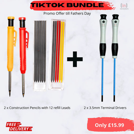 Tradesman Bundle - 2 Construction Pencil and 2 Terminal Drivers TikTok Bundle#1
