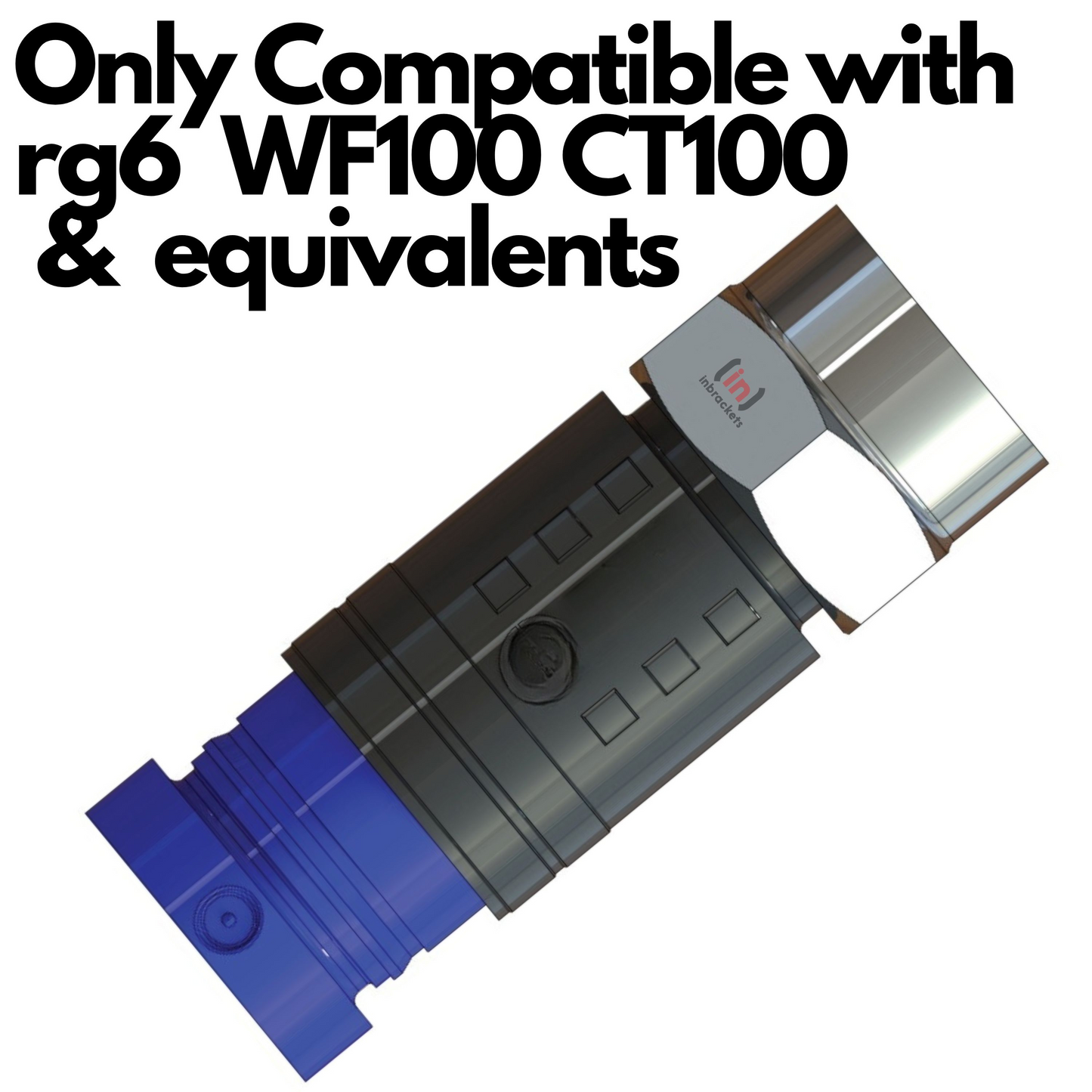 Compression F Connectors Joining Barrels Repair Kit for WF100 CT100 RG6 CABLE