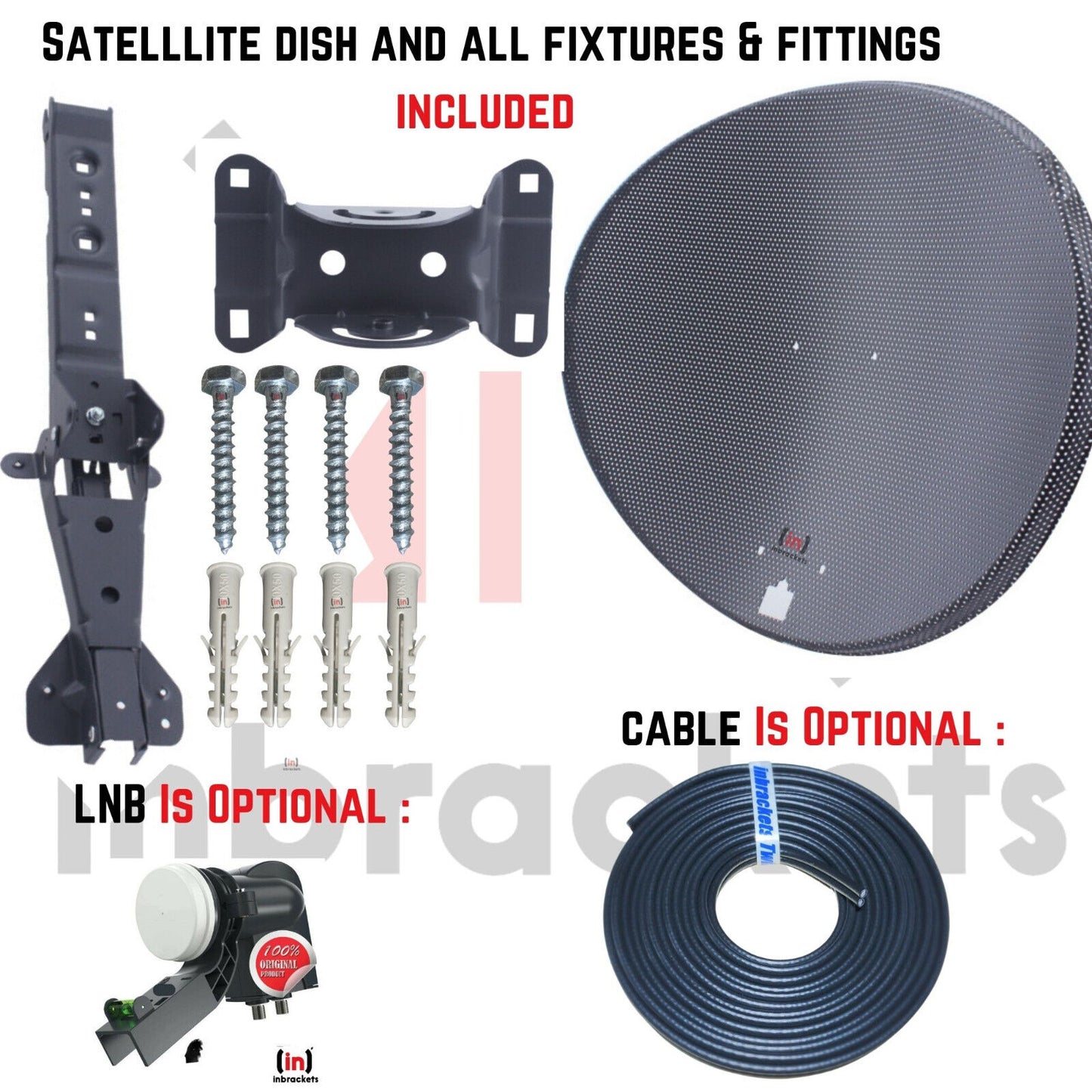 Satellite Dish Zone 1 Elliptical for Sky & Freesat