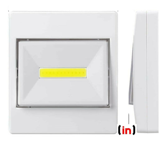 LED STICK ON / MAGNETIC BATTERY WALL LIGHT SWITCH NIGHTLIGHT SHED CLOSET BRIGHT