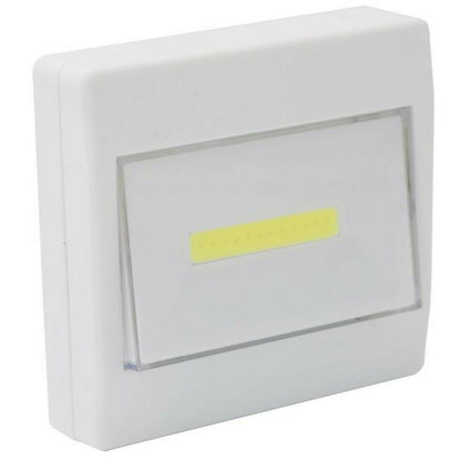 LED STICK ON / MAGNETIC BATTERY WALL LIGHT SWITCH NIGHTLIGHT SHED CLOSET BRIGHT