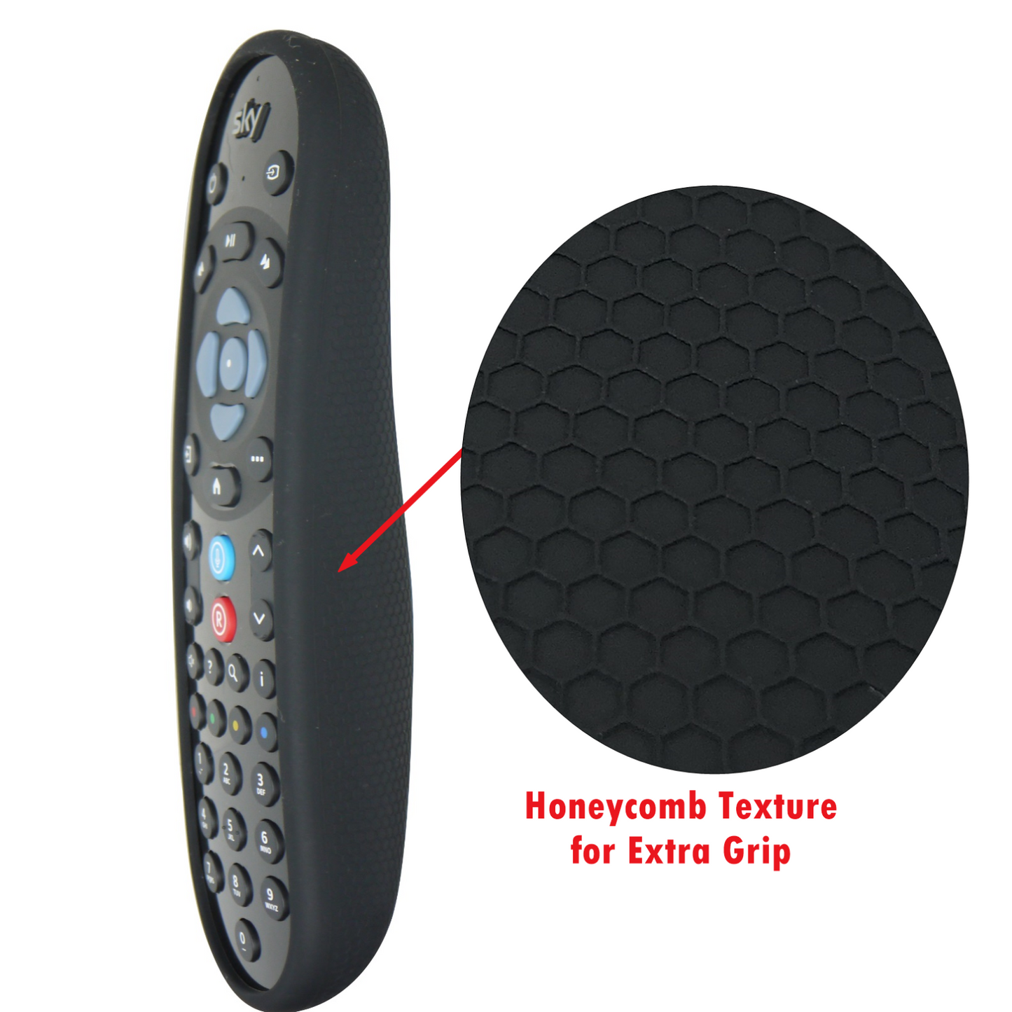 Sky Q Remote Control Cover - Black