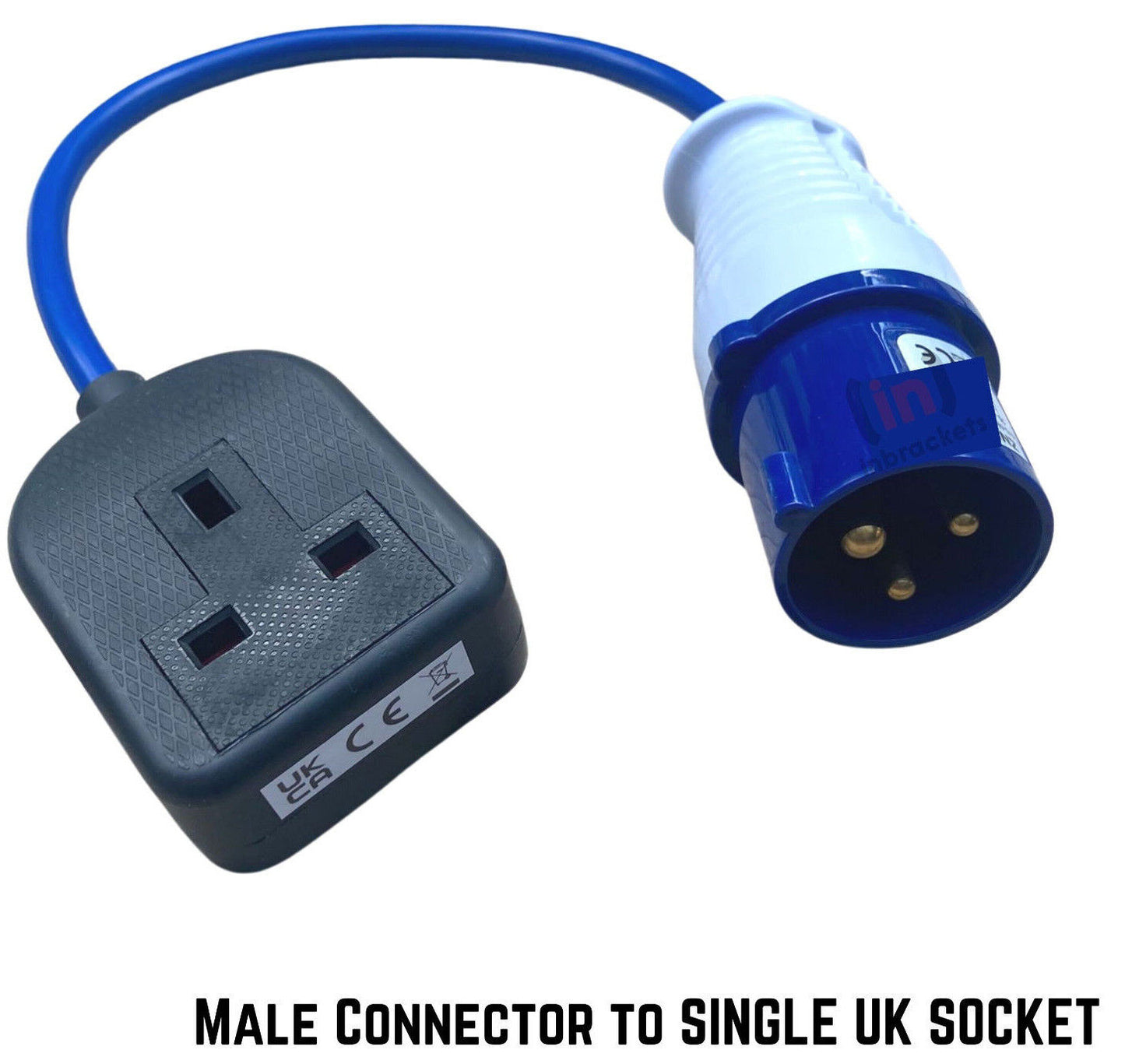 Caravan Hook Up Adapter UK Mains Conversion Plug socket Connector Lead Campervan