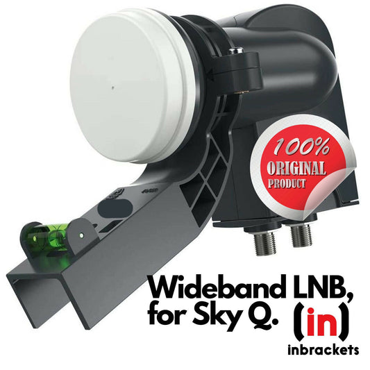 Wideband LNB for sky q Freesat 4k g3 box fits MK4 zone 1 or 2 satellite dish UK