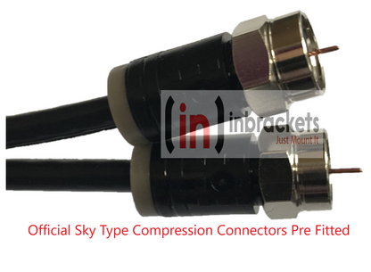 Satellite Cable Extension Kit for Sky Q , Sky+HD & Freesa