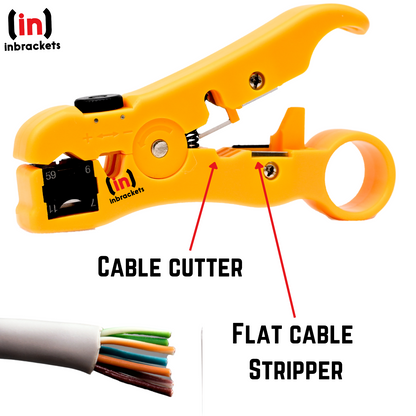 Compression Tool Coaxial cable Stripper Crimper 20 Connectors ct100 RG6 wf100 UK