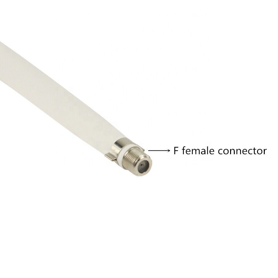 Flat Coax Cable Ribbon f Socket satellite Ideal for windows doors caravans - x2