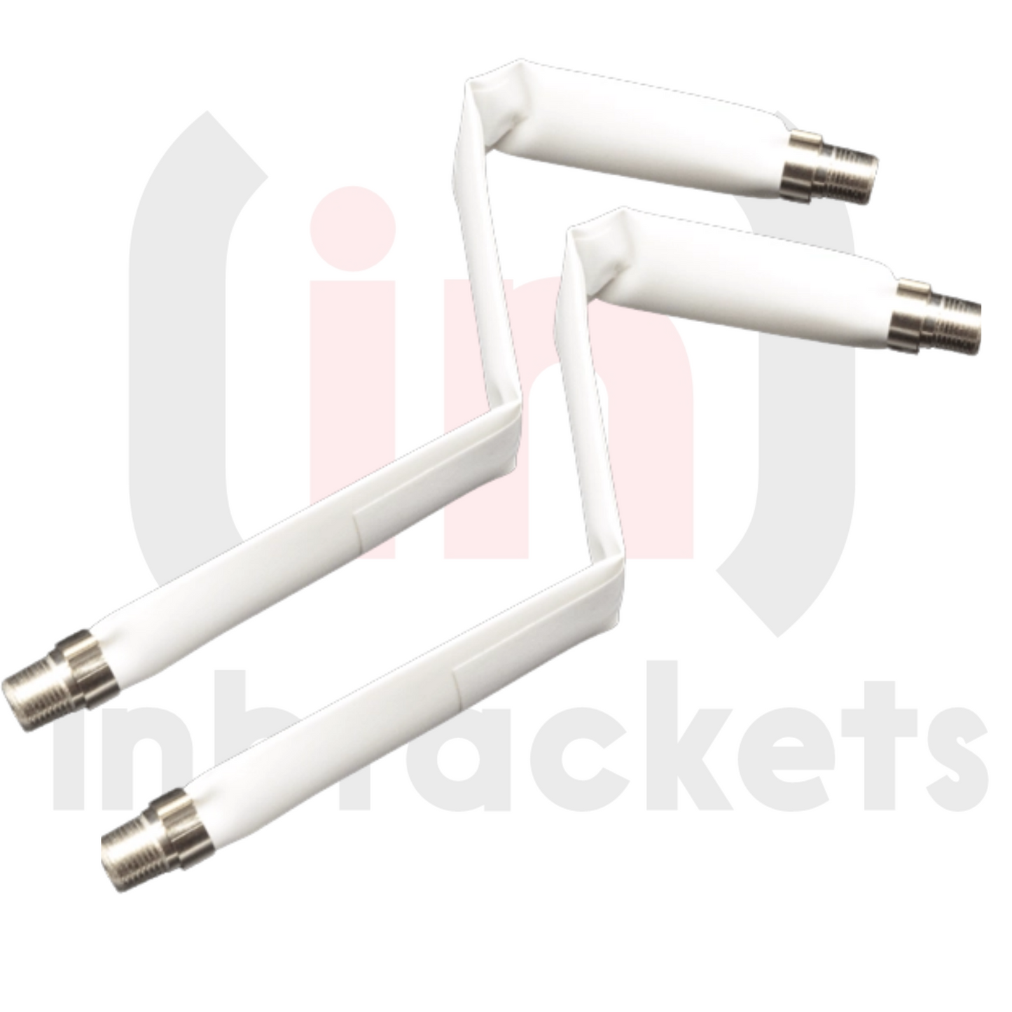 Flat Coax Cable Ribbon f Socket satellite Ideal for windows doors caravans - x2