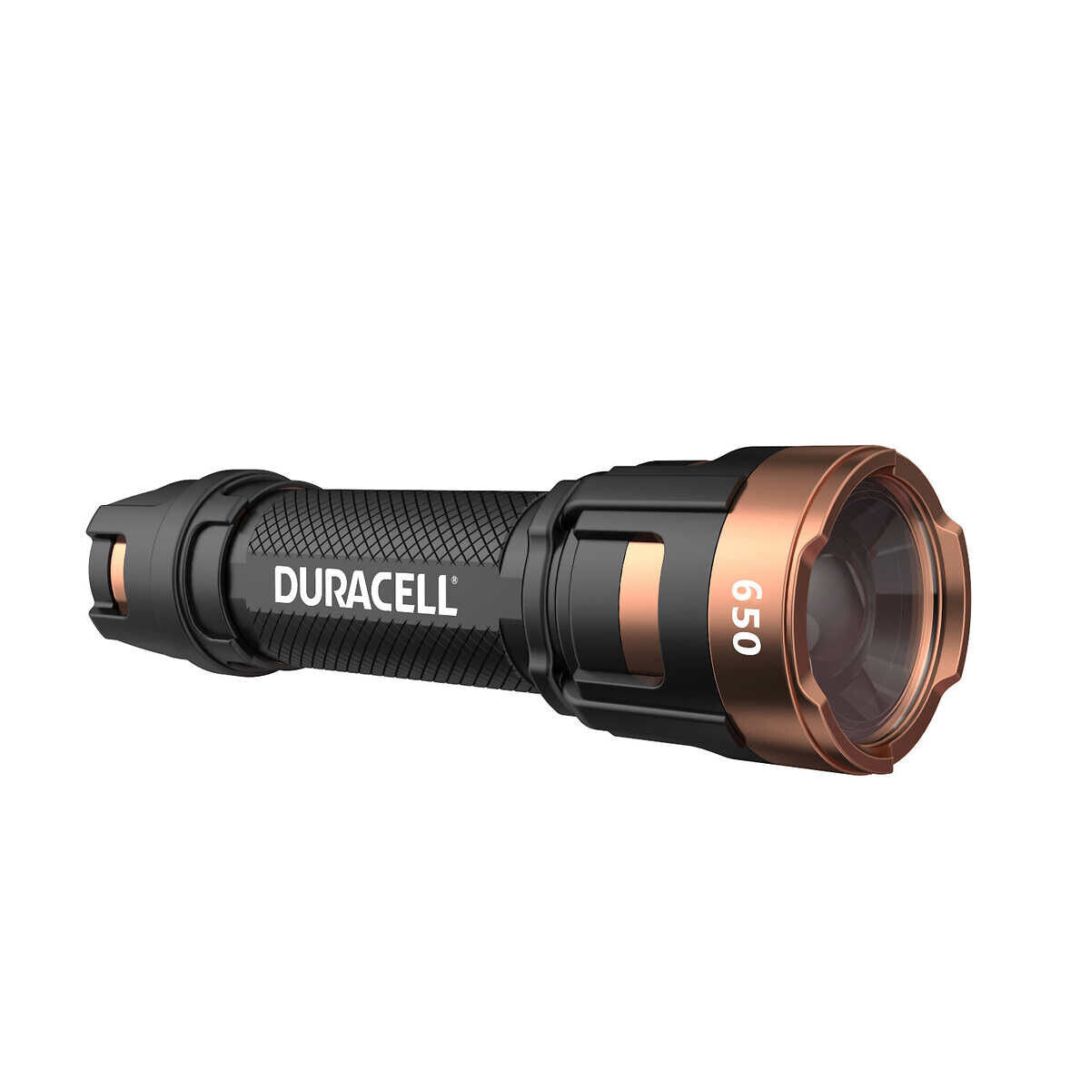 Torch LED Flashlight Duracell bright 650LM Aluminium DuraBeam Batteries Included