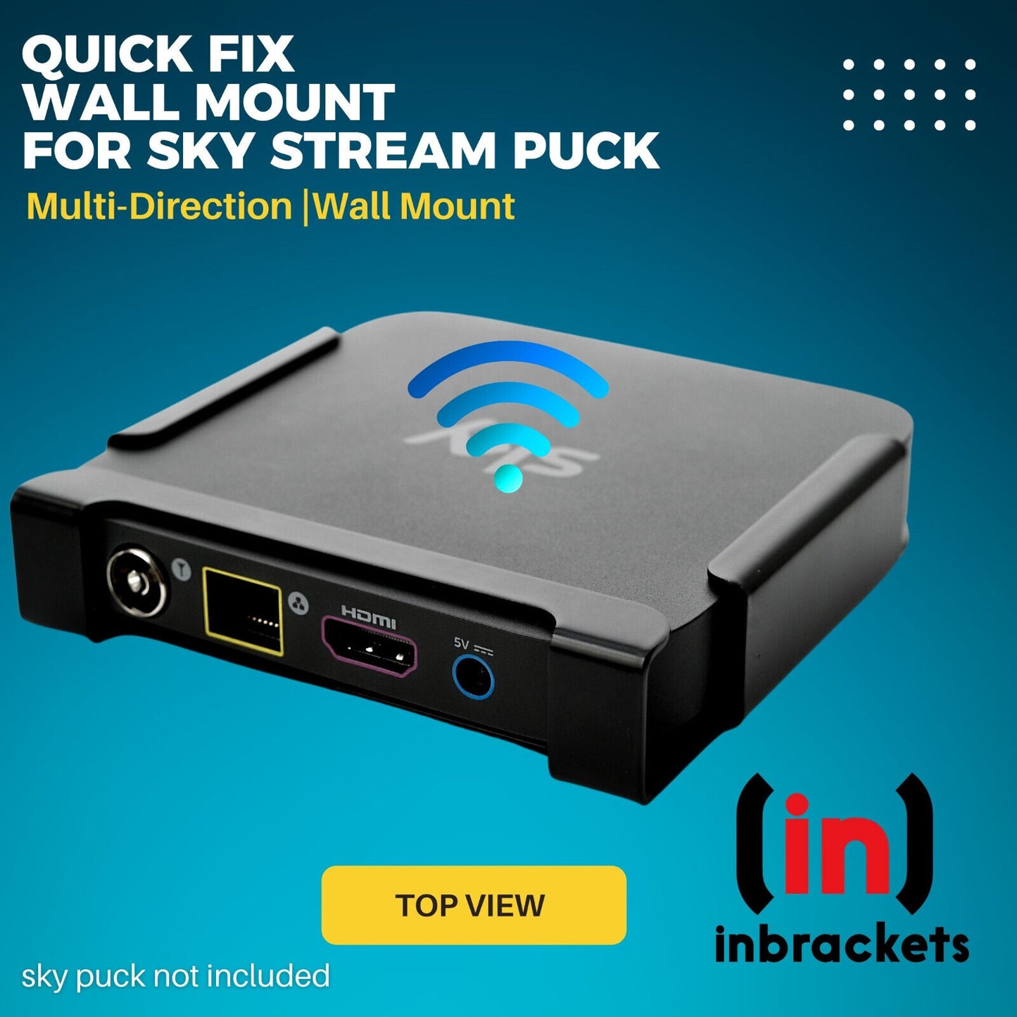 Sky Stream puck mount wall bracket Steel Wall Mount Easy Install UK Made