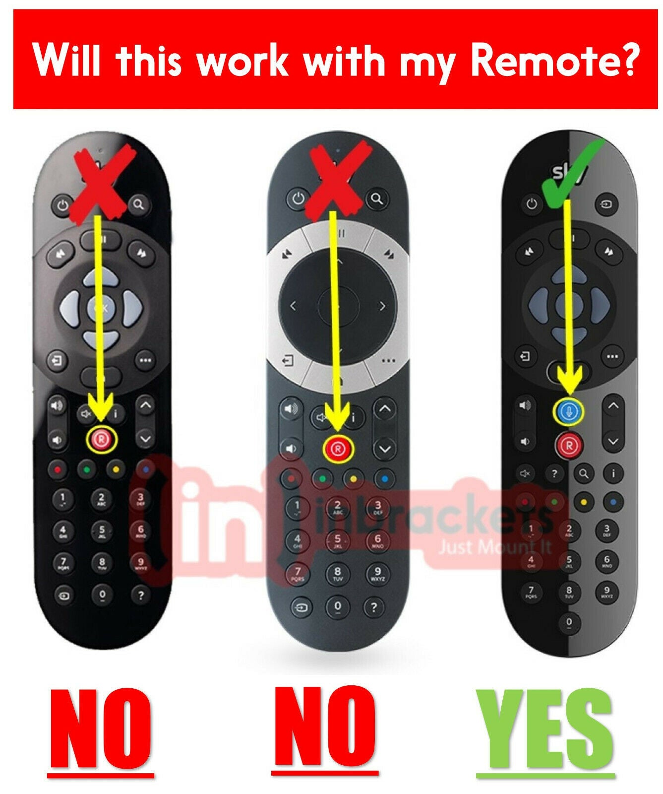 Sky Q Remote Control Cover - Black