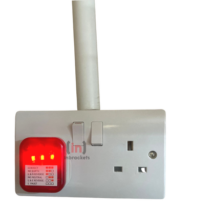Mains Socket Tester 240v 3 Pin Plug in House Electrical Wiring tester plug UK