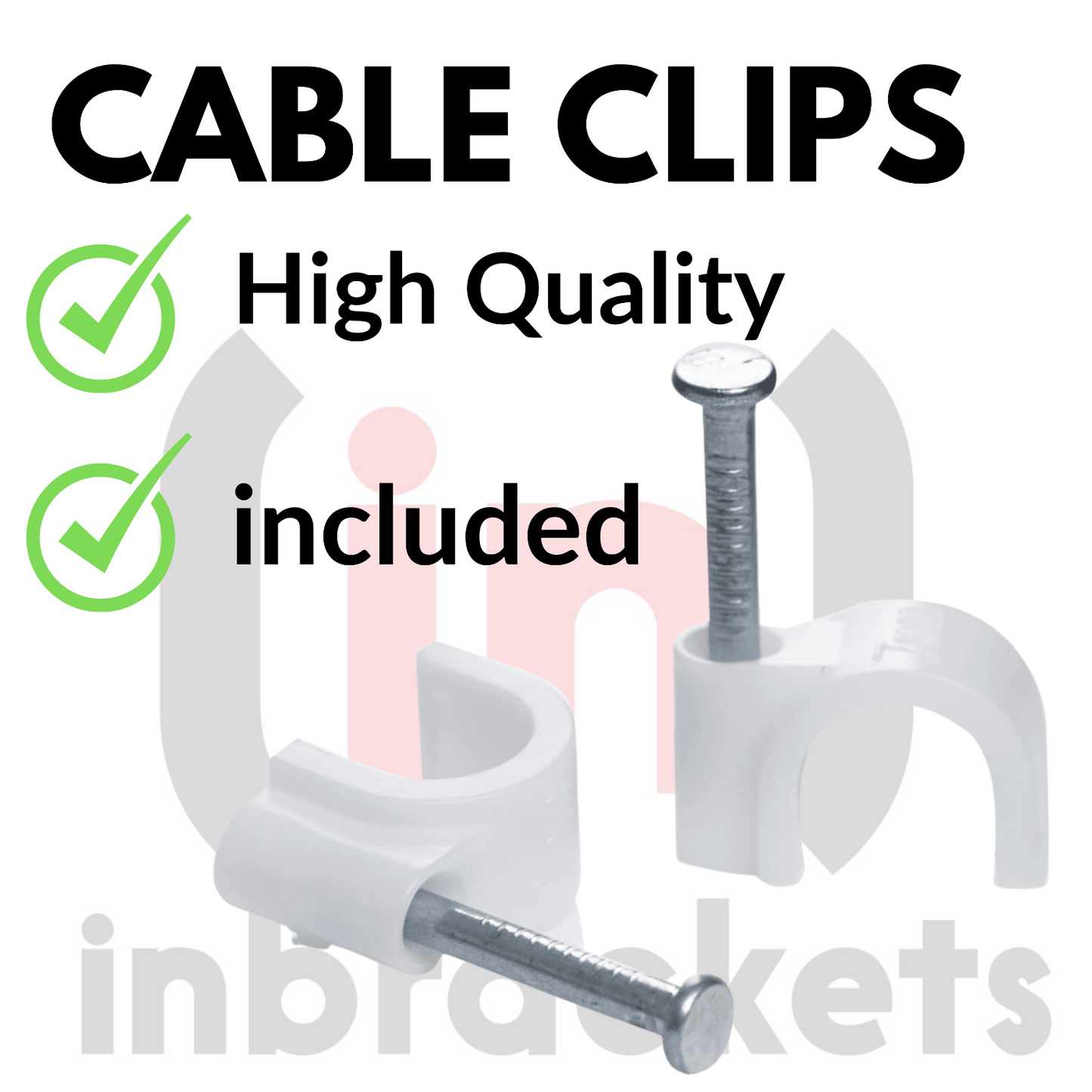 Virgin Media Extension Cable Lead Kit For TV Broadband Tivo Superhub With Clips White