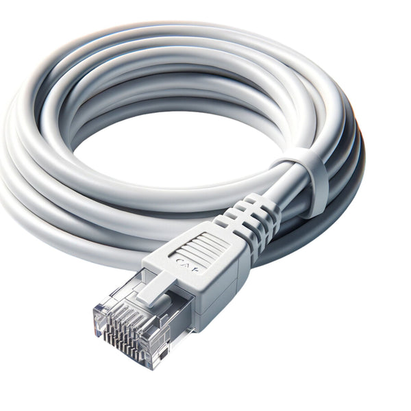 Cat6 Ethernet Network Cable 20m White RJ45 Patch Lead product image 1