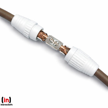 Coaxial Aerial TV Cable Repair Joiner - Quick fix