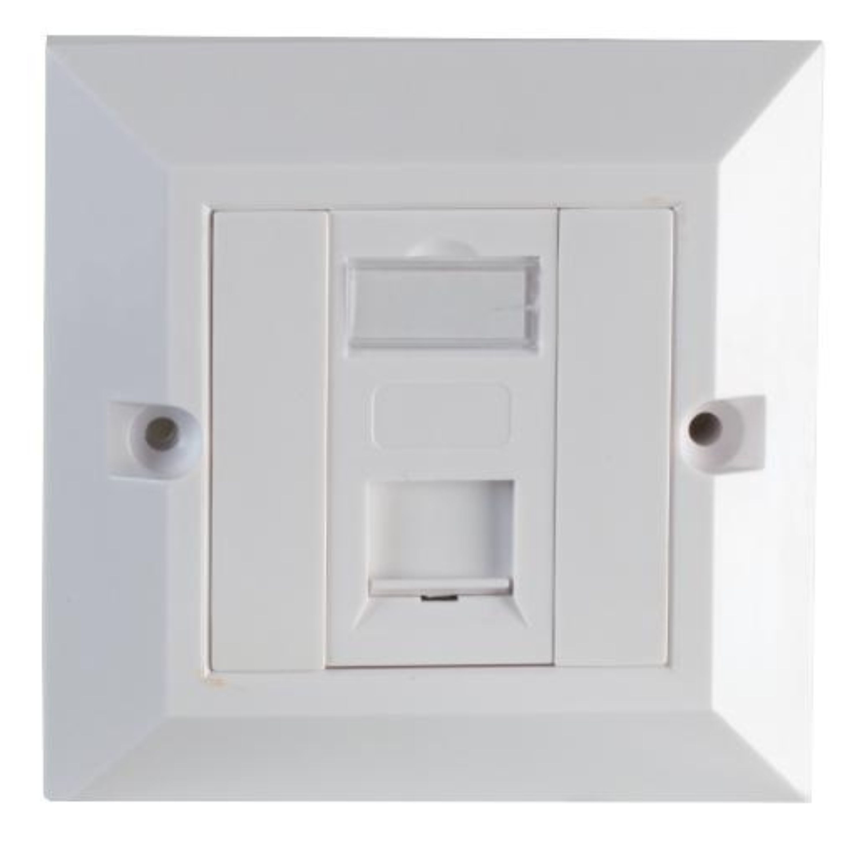 RJ45 CAT5e Faceplate with Single Socket and IDC Keystone Jack Punchdow ...