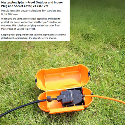 Splash Proof Outdoor and Indoor Plug and Socket Cover Garden Masterplug