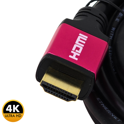 HDMI CABLE 4K ULTRA HD GOLD PLATED LEAD 2160P HDTV HIGH SPEED SKY Q XBOX VIRGIN