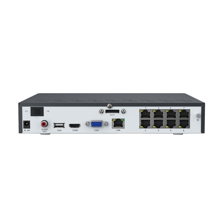 Reolink 8MP 4K PoE NVR 8-Channel with 4 Dome Cameras