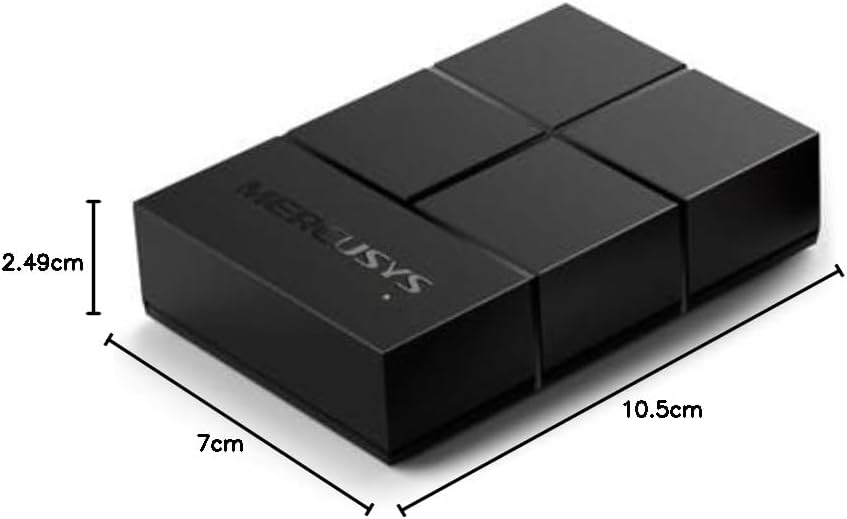 MERCUSYS MS105G 5-Port Gigabit Ethernet Switch: Energy-Saving, Plug & Play Hub