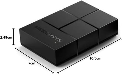 MERCUSYS MS105G 5-Port Gigabit Ethernet Switch: Energy-Saving, Plug & Play Hub