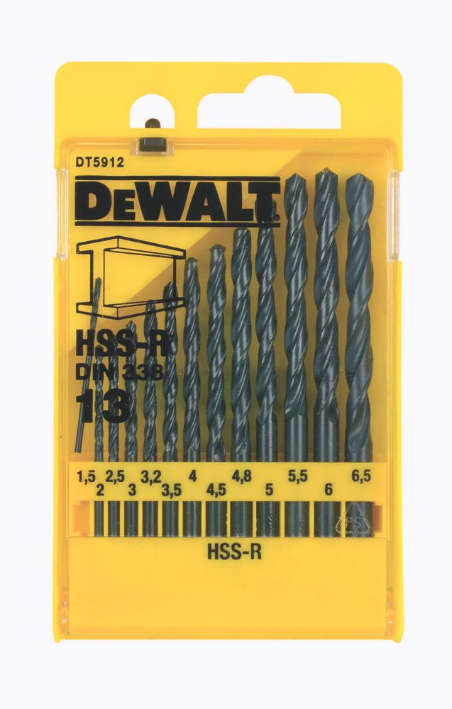 DEWALT 23-Piece Multi-Material Drill Bit Set – Masonry, Wood, Metal
