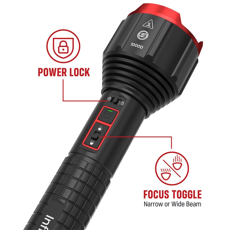 Infinity X1 Flashlight 10,000 Lumen Rechargeable Flashlight