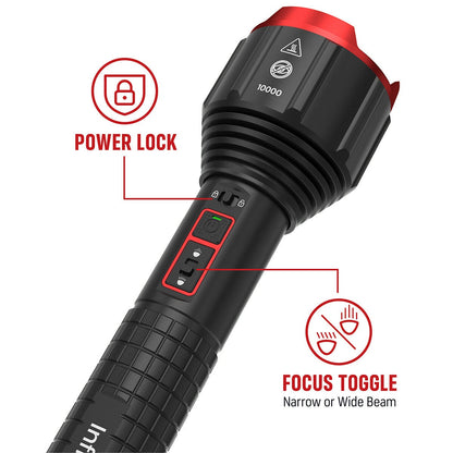 Infinity X1 Flashlight 10,000 Lumen Rechargeable Flashlight