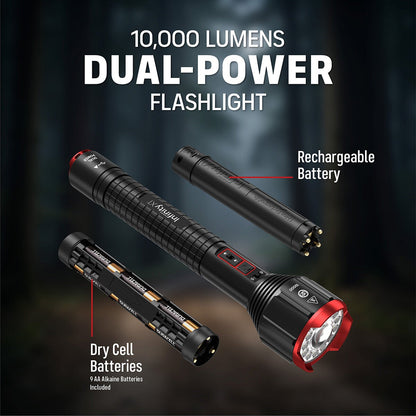 Infinity X1 Flashlight 10,000 Lumen Rechargeable Flashlight