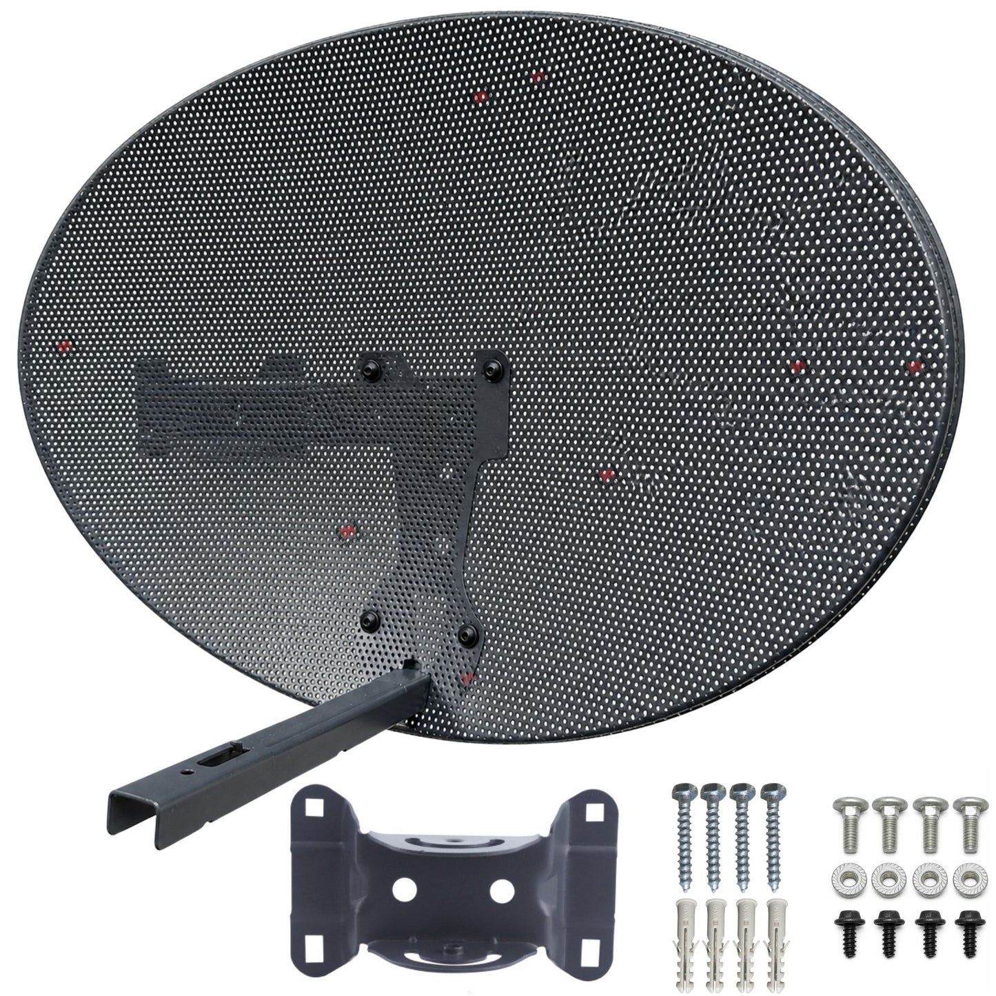 Inbrackets Satellite Dish Zone 1 Steel Elliptical Mk4 for Freesat or Sky Dish Kit No LNB product image 1