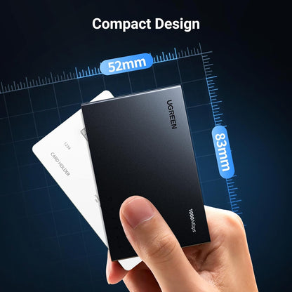 UGREEN 5-Port Gigabit Ethernet Switch Hub: High-Speed, Plug & Play LAN Splitter