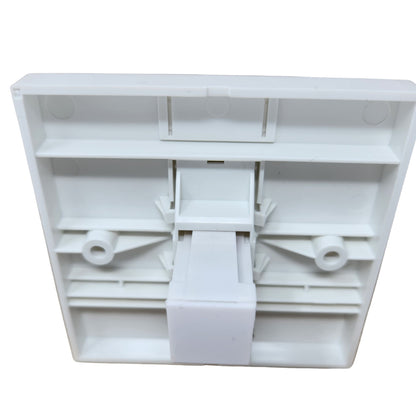 CAT6 RJ45 Right Angle Shuttered Wall Socket Plate for Network Ethernet