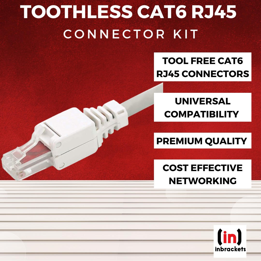 Cat6 RJ45 Connector Tool-Free : Easy DIY Ethernet Cable Termination for Home & Office