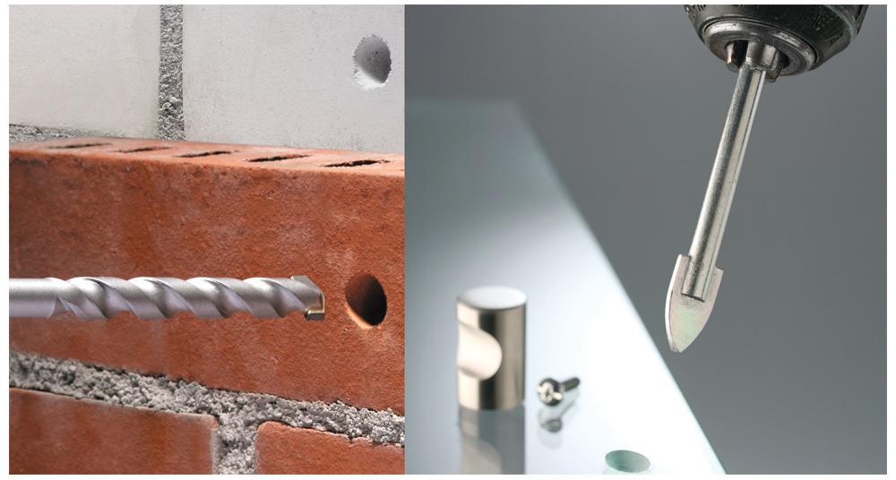 KWB 6-Piece Glass Tile and Masonry Drill Bit Set 5-8mm