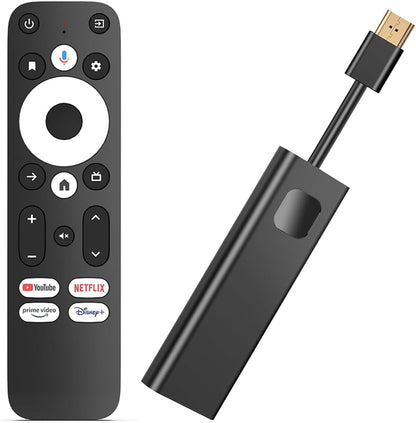 Dcolor GD1 4K Android TV Stick Netflix Certified KD3 Google Assistant voice remote Prime Video Chromecast Play Store Bluetooth 4K HDR 10+ Dolby Audio XM3 2.1 Dual Band WiFi USB-C GD 1