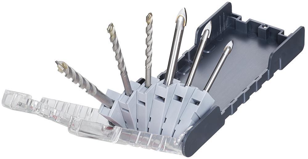 KWB 6-Piece Glass Tile and Masonry Drill Bit Set 5-8mm