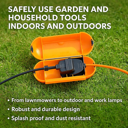 Splash Proof Outdoor and Indoor Plug and Socket Cover Garden Masterplug