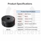 CCTV Junction Box Cable Deep Base for Security Cameras Dome Mount Box Outdoor product image 11