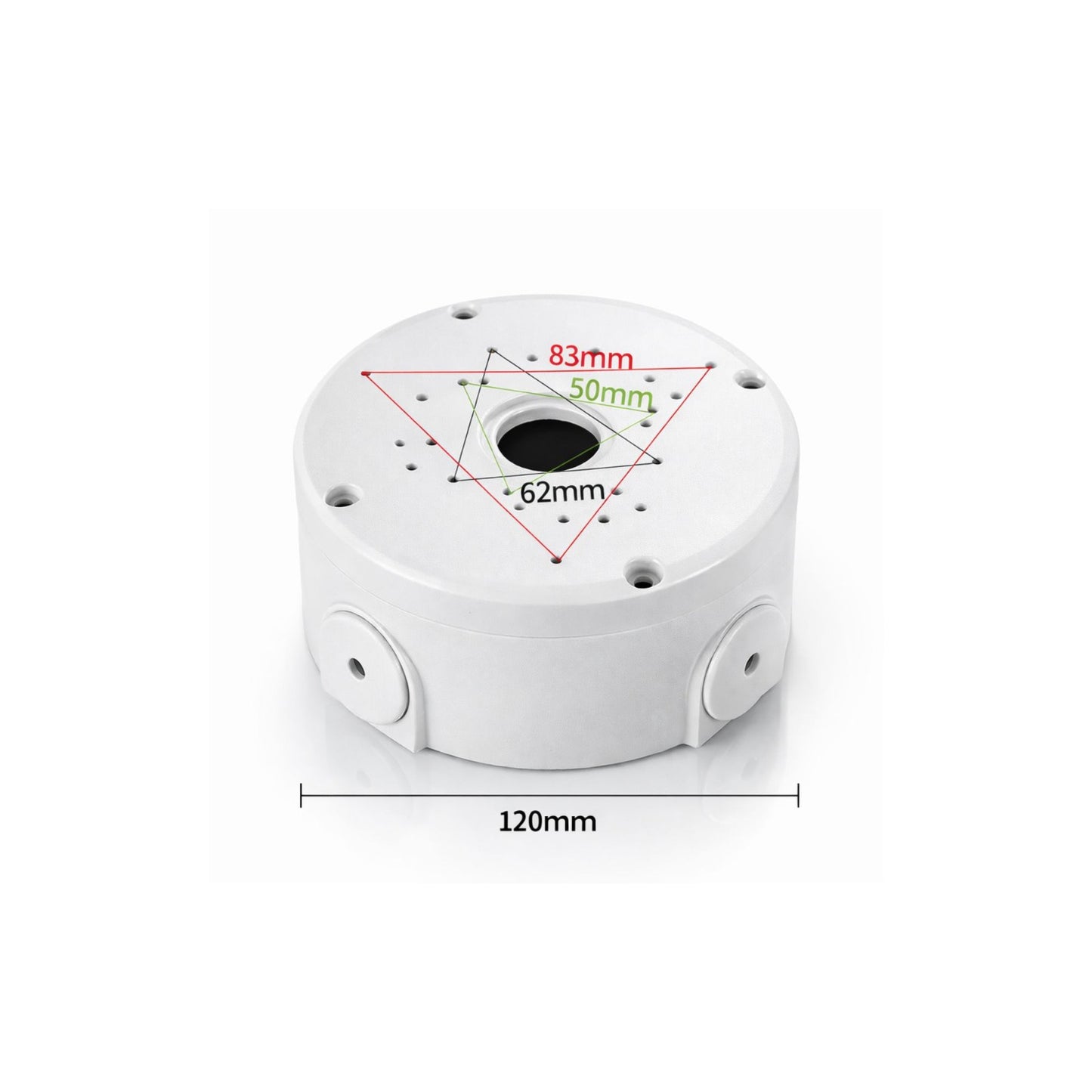 CCTV Junction Box Cable Deep Base for Security Cameras Dome Mount Box Outdoor product image 15