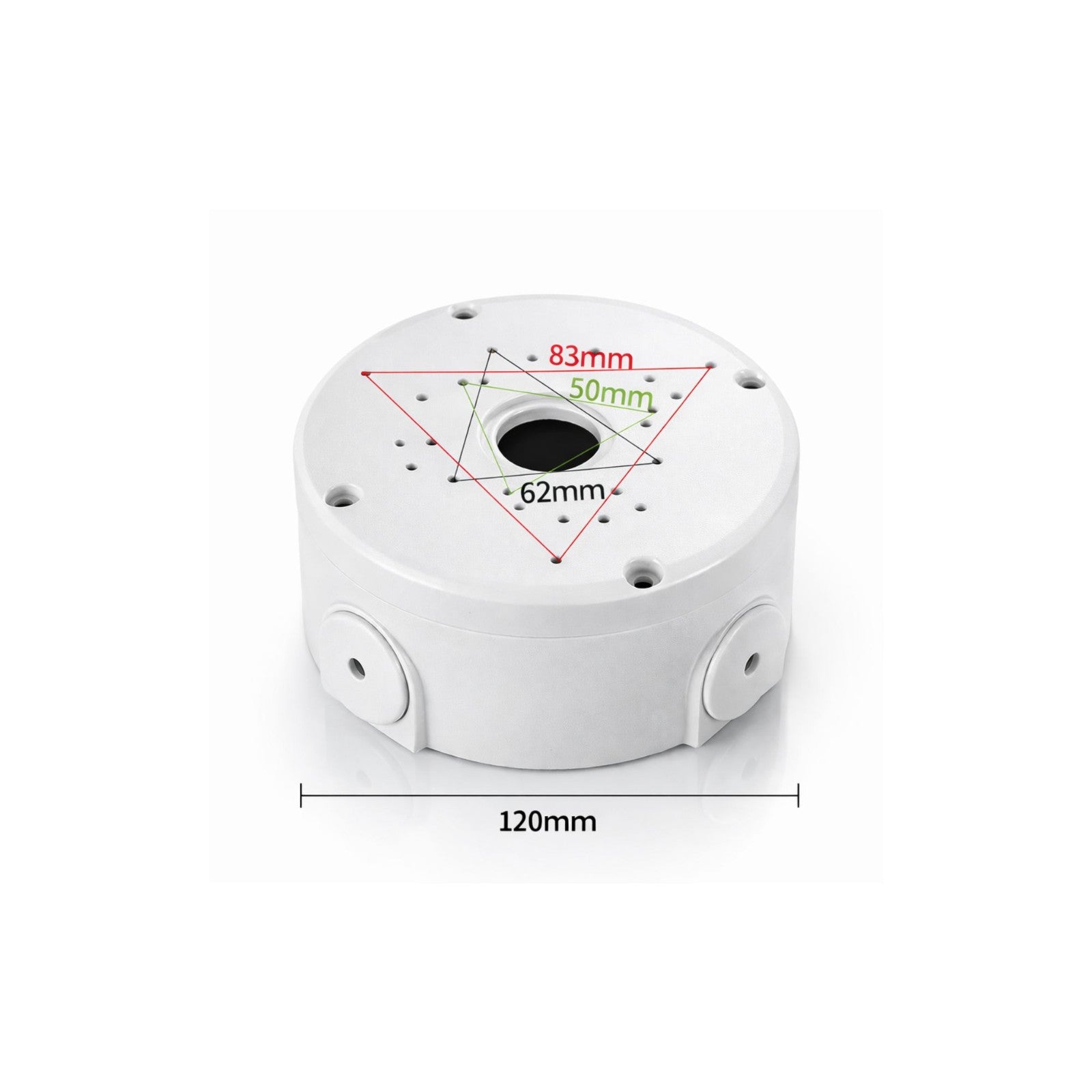CCTV Junction Box Cable Deep Base for Security Cameras Dome Mount Box Outdoor product image 15
