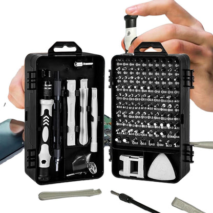 115-in-1 Magnetic Precision Screwdriver Set for Phone, PC, Electronics Repair