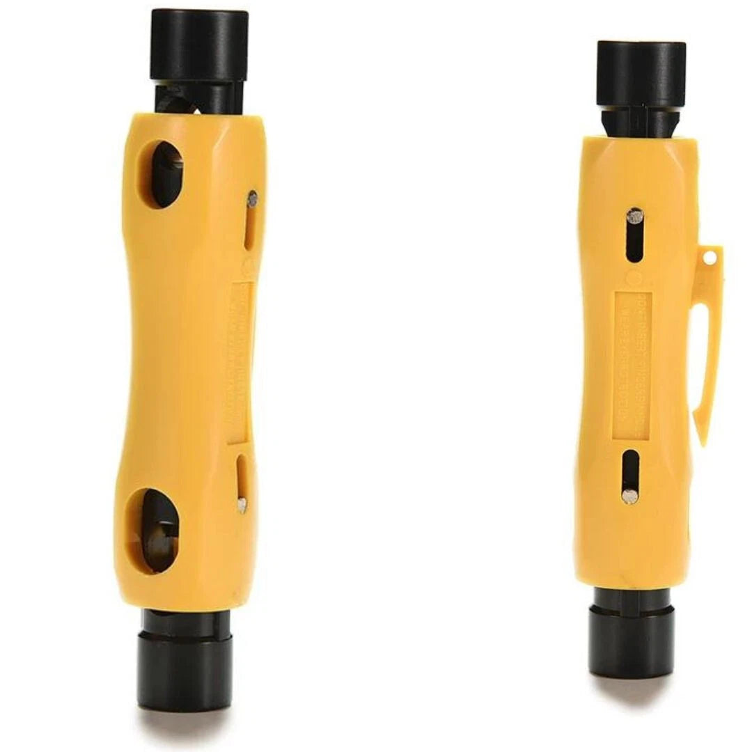 Precision Coax Ethernet Cable Stripper Tool RG59 RG6 Cat5 RJ45