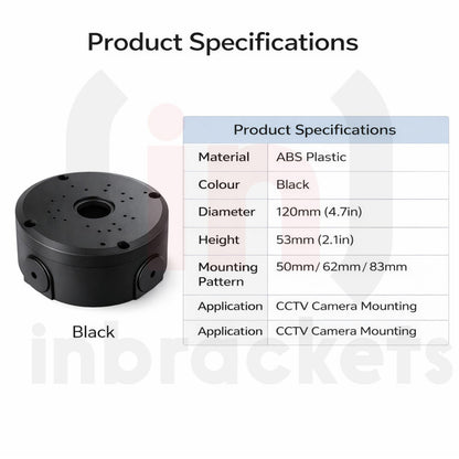 CCTV Junction Box Cable Deep Base for Security Cameras Dome Mount Box Outdoor product image 22