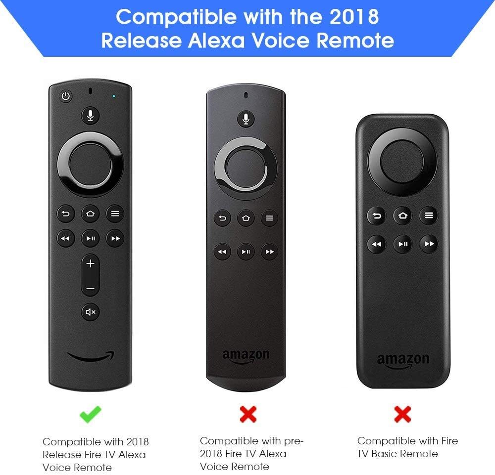 Remote Control Case Silicone Remote Cover Skin For Amazon Fire TV Stick UK Stok