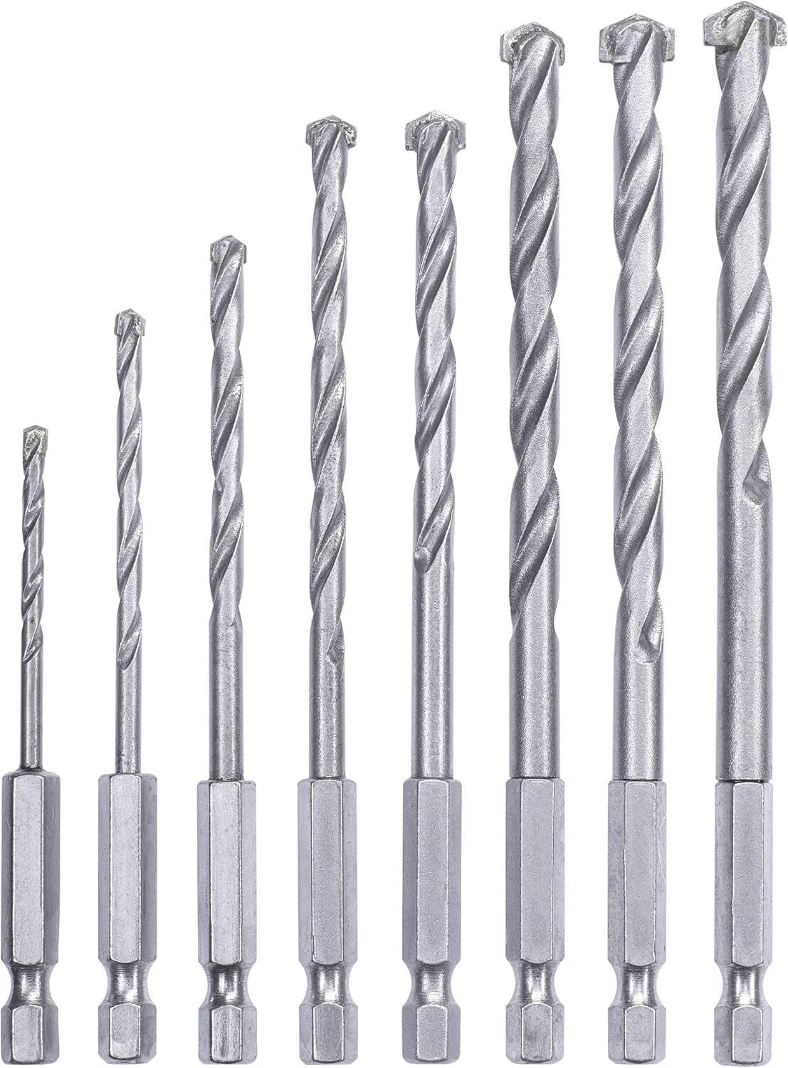 Kwb 33-Piece Hex Shank Masonry Drill & Screwdriver Bit Set for Impact Drivers